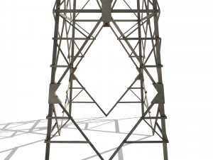 electricity pole 7 Modèle 3D