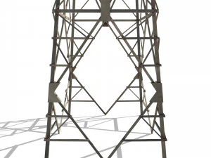 electricity pole 7 3D Model