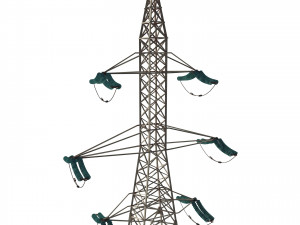 electricity pole 7 Modèle 3D