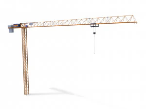 low poly tower crane 3D Model