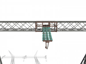 electricity pole 11 Modello 3D