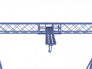 electricity pole 11 weathered 3D Model