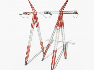 electricity pole 12 3D Model