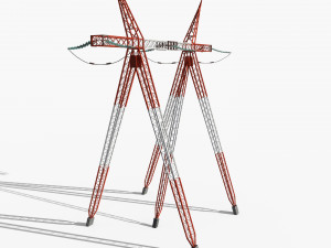 electricity pole 12 3D Model