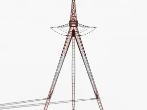elektrik direği 12 3D Model