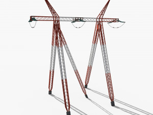 electricity pole 12 3D Model