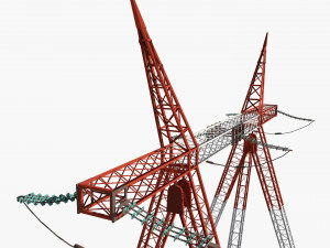 electricity pole 12 3D Model