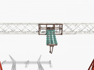 electricity pole 12 3D Model