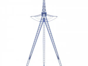 elektrik direği 12 3D Model