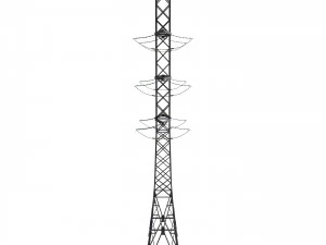 electricity pole 13 3D Model