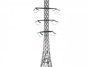 electricity pole 13 3D Model