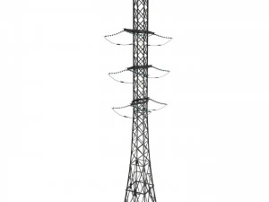 electricity pole 13 3D Model
