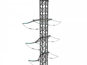 electricity pole 13 3D Модель