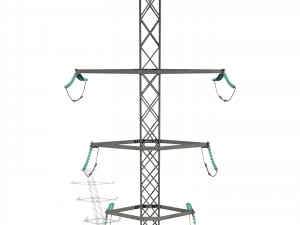 electricity pole 13 3D Модель