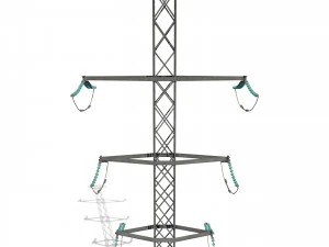 electricity pole 13 3D Model