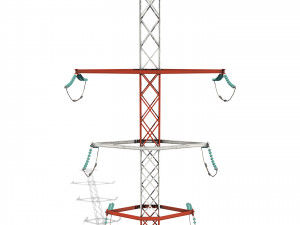 electricity pole 14 3D Модель