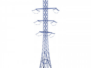 electricity pole 14 weathered 3Dモデル