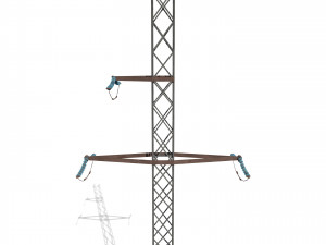 electricity pole 15 3D Model