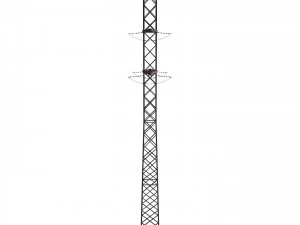 electricity pole 15 3D Model