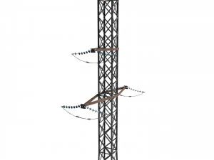 electricity pole 15 3D Model