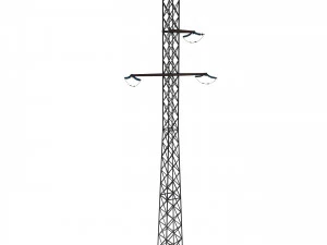 electricity pole 15 3D Model