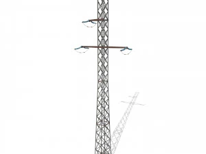 electricity pole 15 3D Model