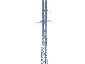 electricity pole 15 3D Model