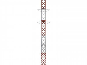 electricity pole 16 Modello 3D