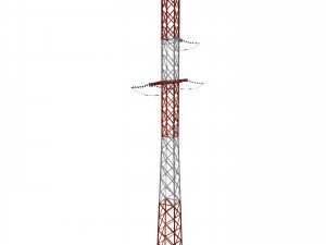 electricity pole 16 Modello 3D