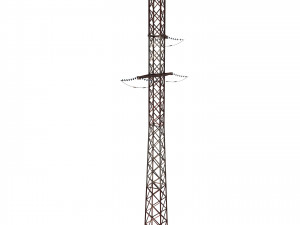 electricity pole 16 weathered 3Dモデル