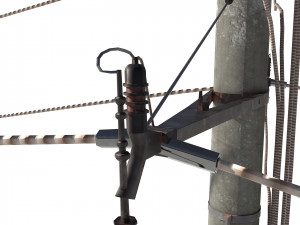 electricity pole 18 Modelo 3D