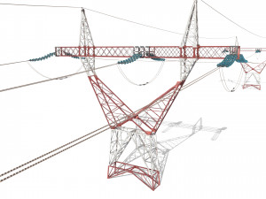 electricity pole 22 3D मॉडल