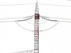 electricity pole 22 3D Model
