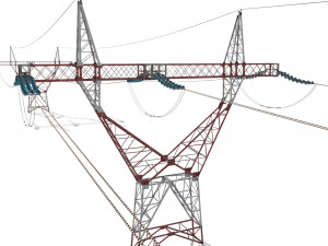 electricity pole 22 3D Model