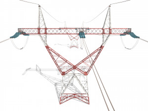 electricity pole 22 3D Model