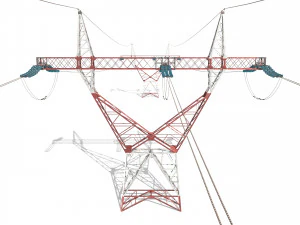 electricity pole 22 3D Model