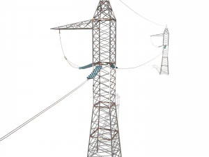 słup energetyczny 17 Model 3D