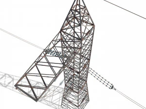 słup energetyczny 17 Model 3D