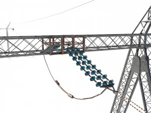 electricity pole 24 3D 模型