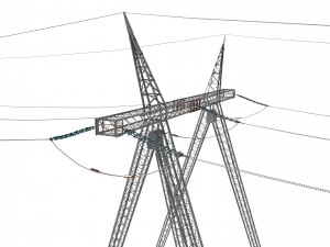 electricity pole 24 3D 模型