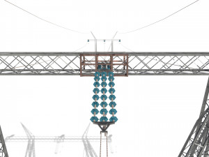 electricity pole 24 3D 模型