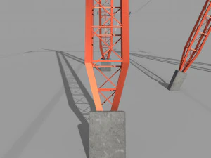 electricity pole 25 3D Model