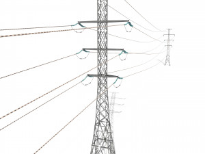 electricity pole 26 3D Model