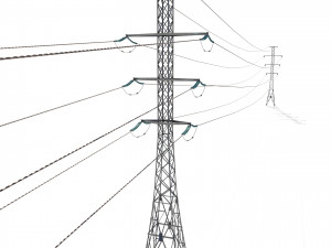 electricity pole 26 3D Модель