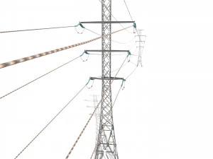 electricity pole 26 3D Model