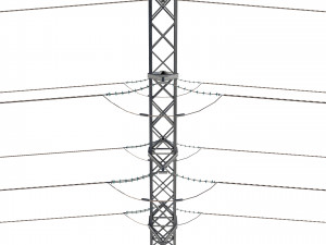 electricity pole 26 3D Модель