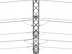 electricity pole 26 3D Model