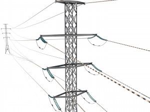 electricity pole 26 3D Модель