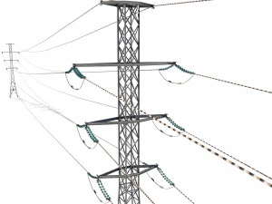 electricity pole 26 3D Model