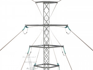 electricity pole 26 3D Модель